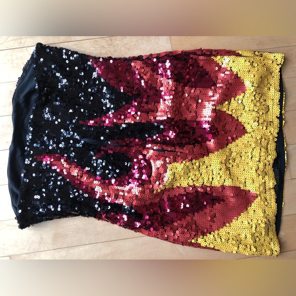 Multicolor Sequin Dress size 10 - Picture 8 of 8